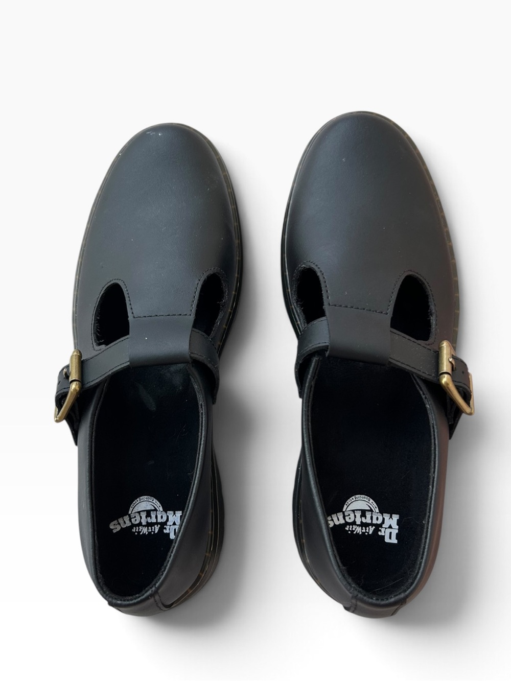 Dr Martens MJ Zavala Black Buckle Mary Jane Shoe Size 10 Women’s